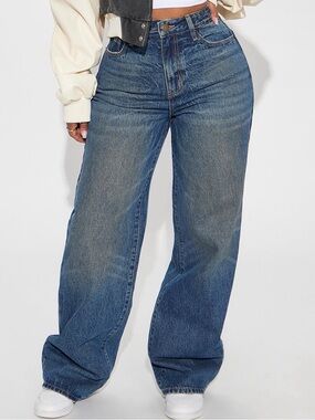 Seeing potential tinted straight Leg Jeans Vintage Wash